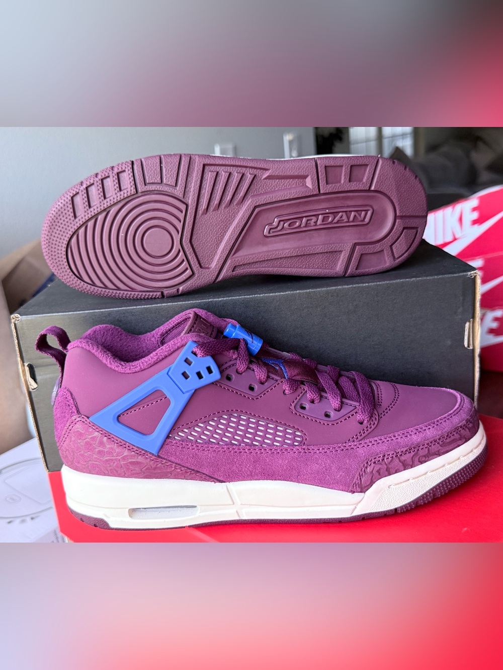 Jordan Spizike Low "Bordeaux - Picture 2 of 8